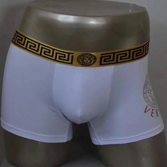 Versace Underwear Men's Medusa and Greek Key Boxer Briefs product detail image 4