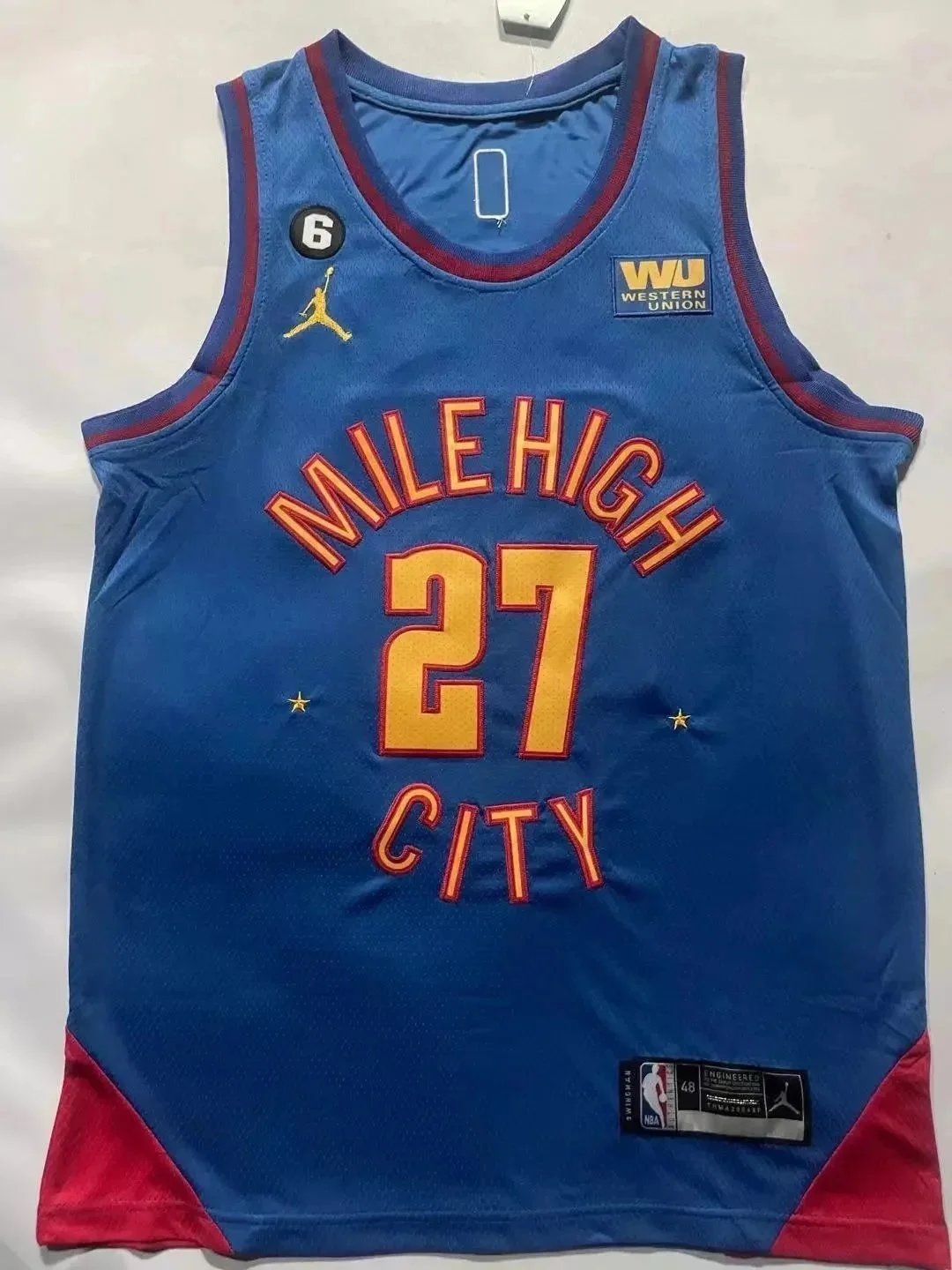 Mitchell & Ness Denver Nuggets Rainbow City Edition Jersey Black - 10
