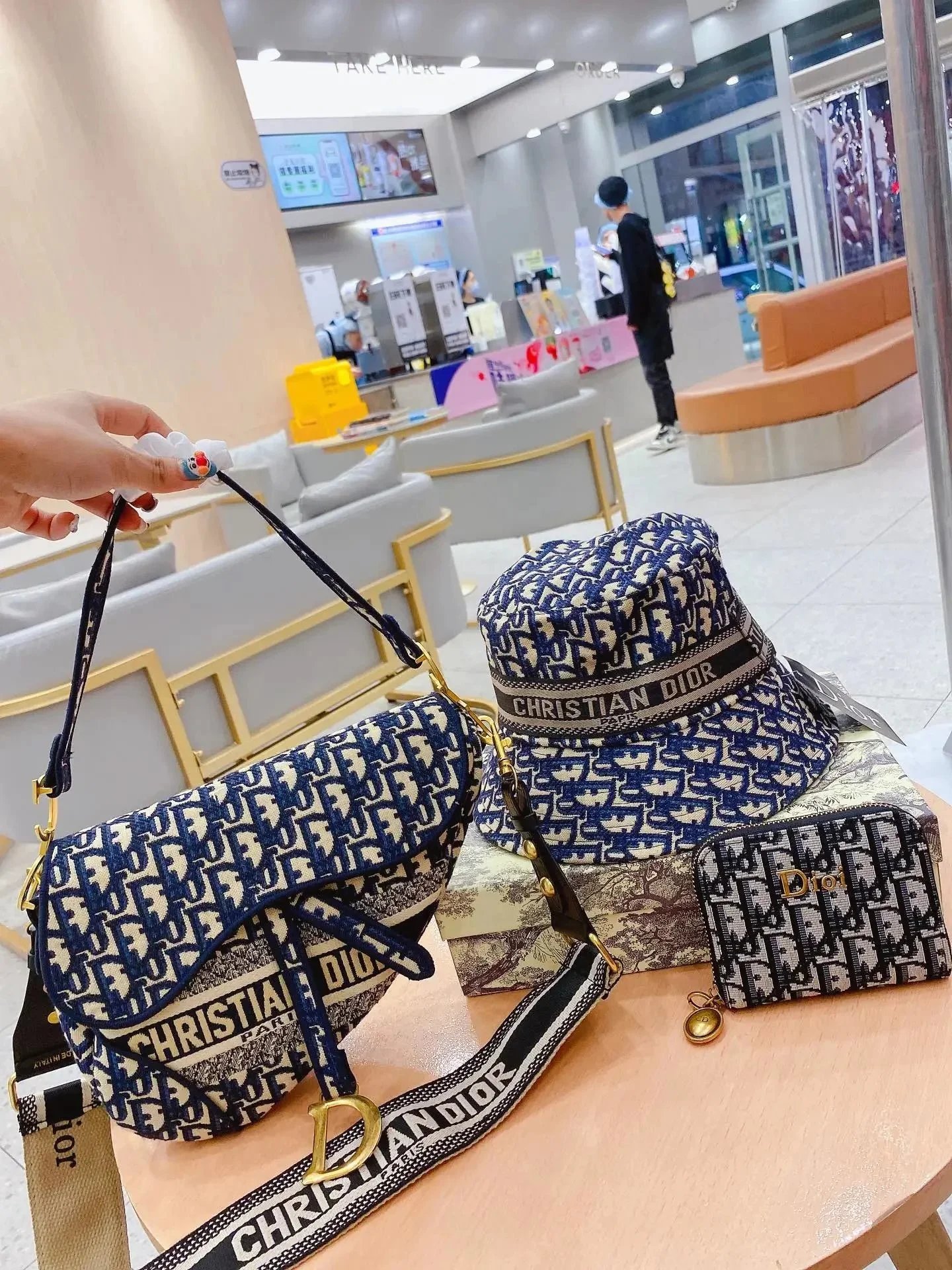 Louis Vuitton Monogram Bucket Bag, Multi-Pochette, and Baseball Cap Set product photo 3