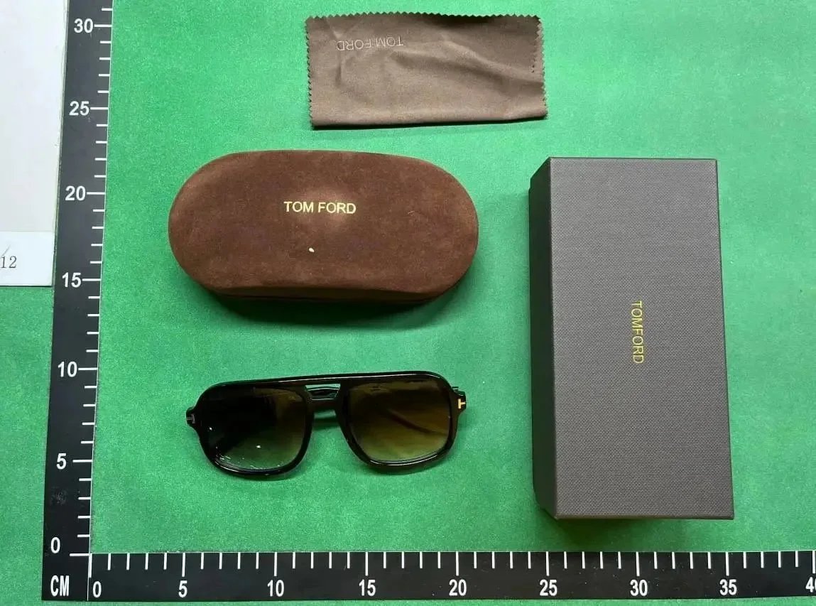 Tom Ford Aviator-Style Gradient Sunglasses Black - 3