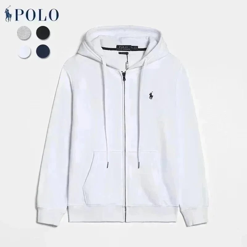 White Zip-Up