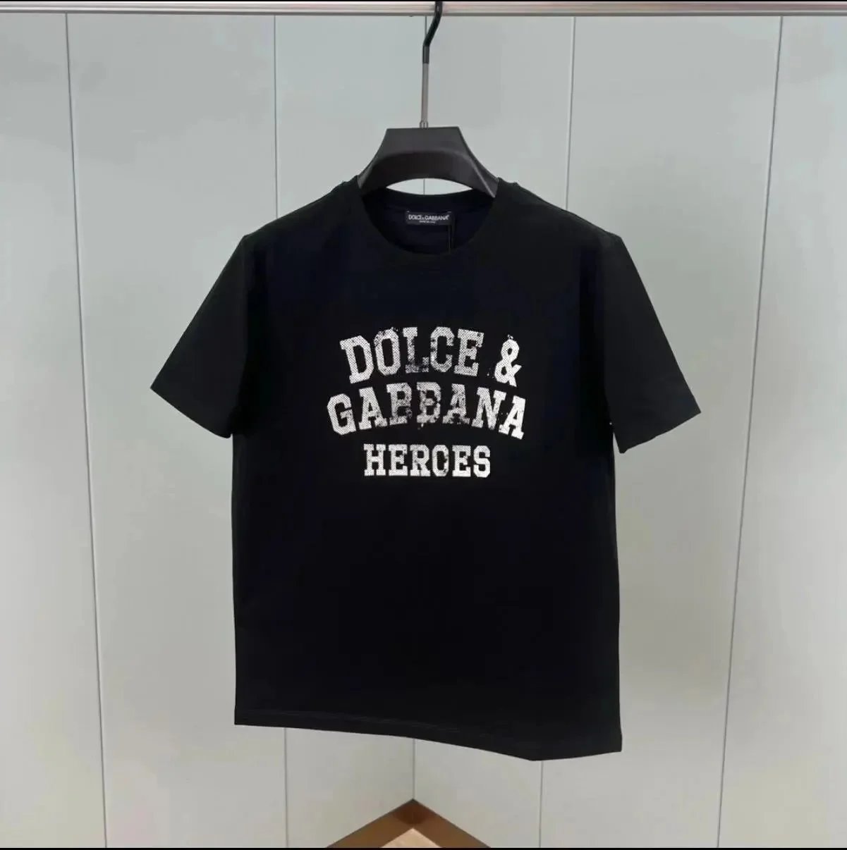Dolce & Gabbana T-Shirts Logo Graphic Short-Sleeve T-Shirt — 7