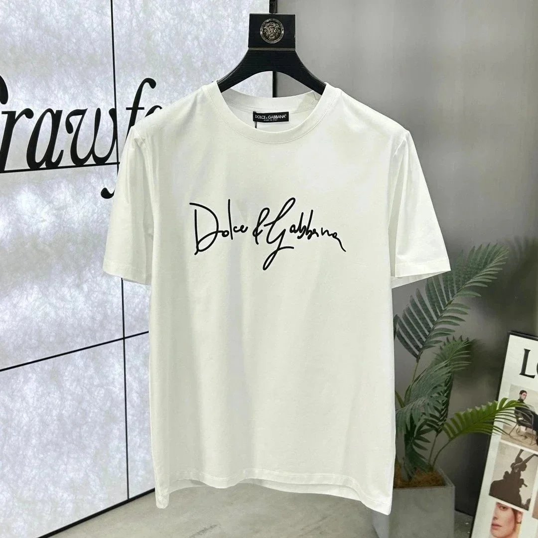 Dolce & Gabbana T-Shirts Logo Graphic Short-Sleeve T-Shirt — 1
