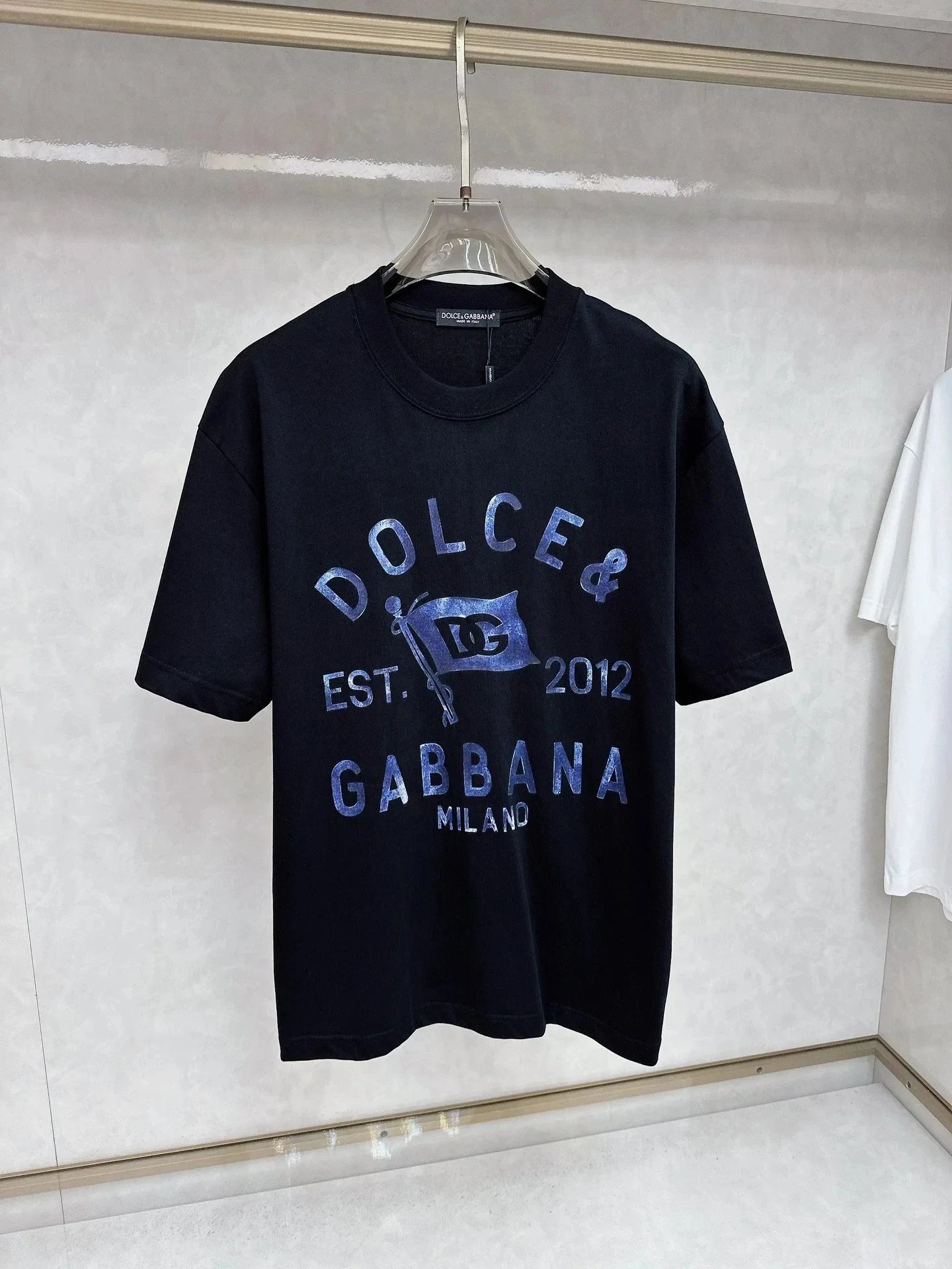 Dolce & Gabbana T-Shirts Logo Graphic Short-Sleeve T-Shirt — 17