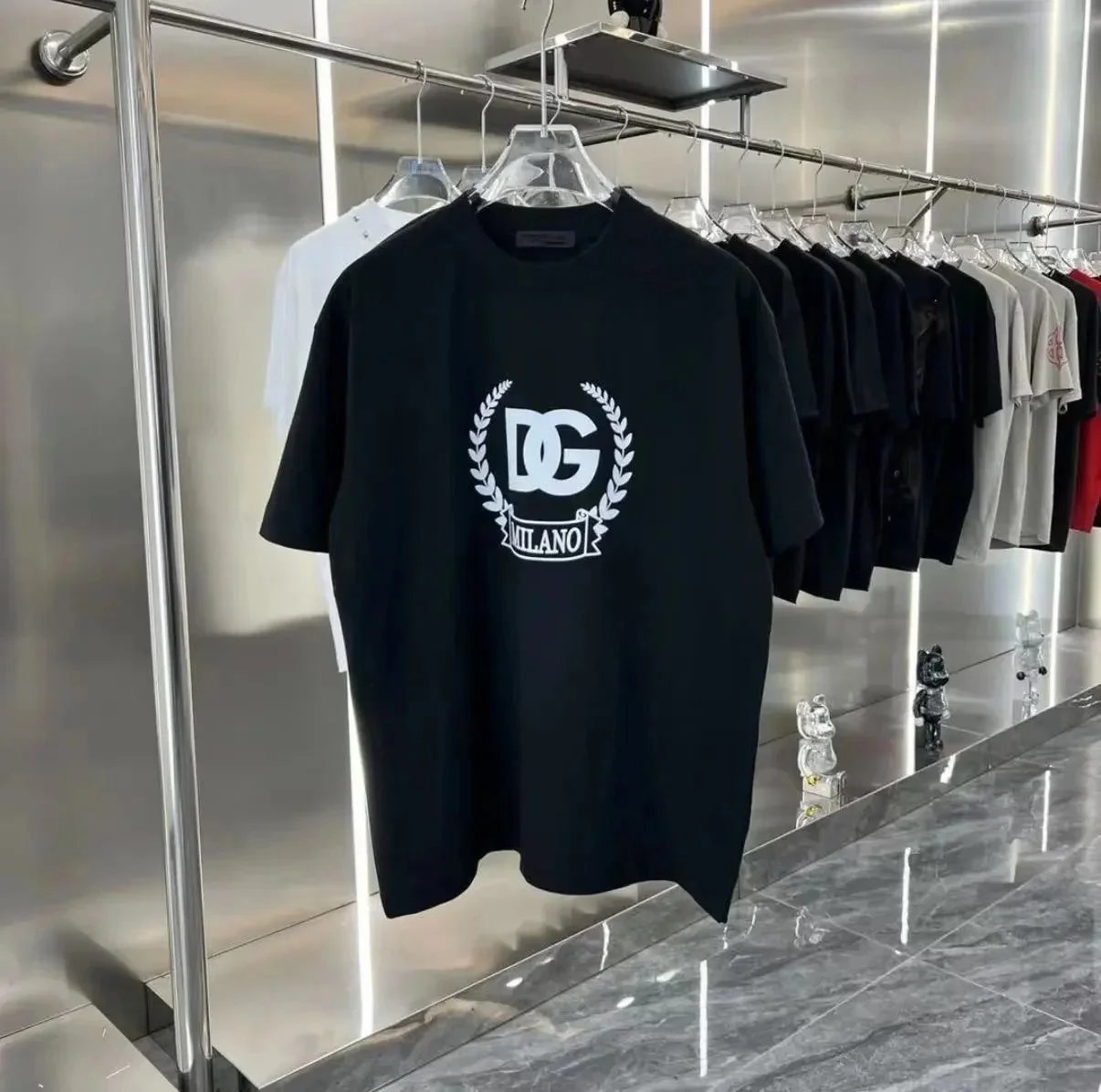 Dolce & Gabbana T-Shirts Logo Graphic Short-Sleeve T-Shirt — 29