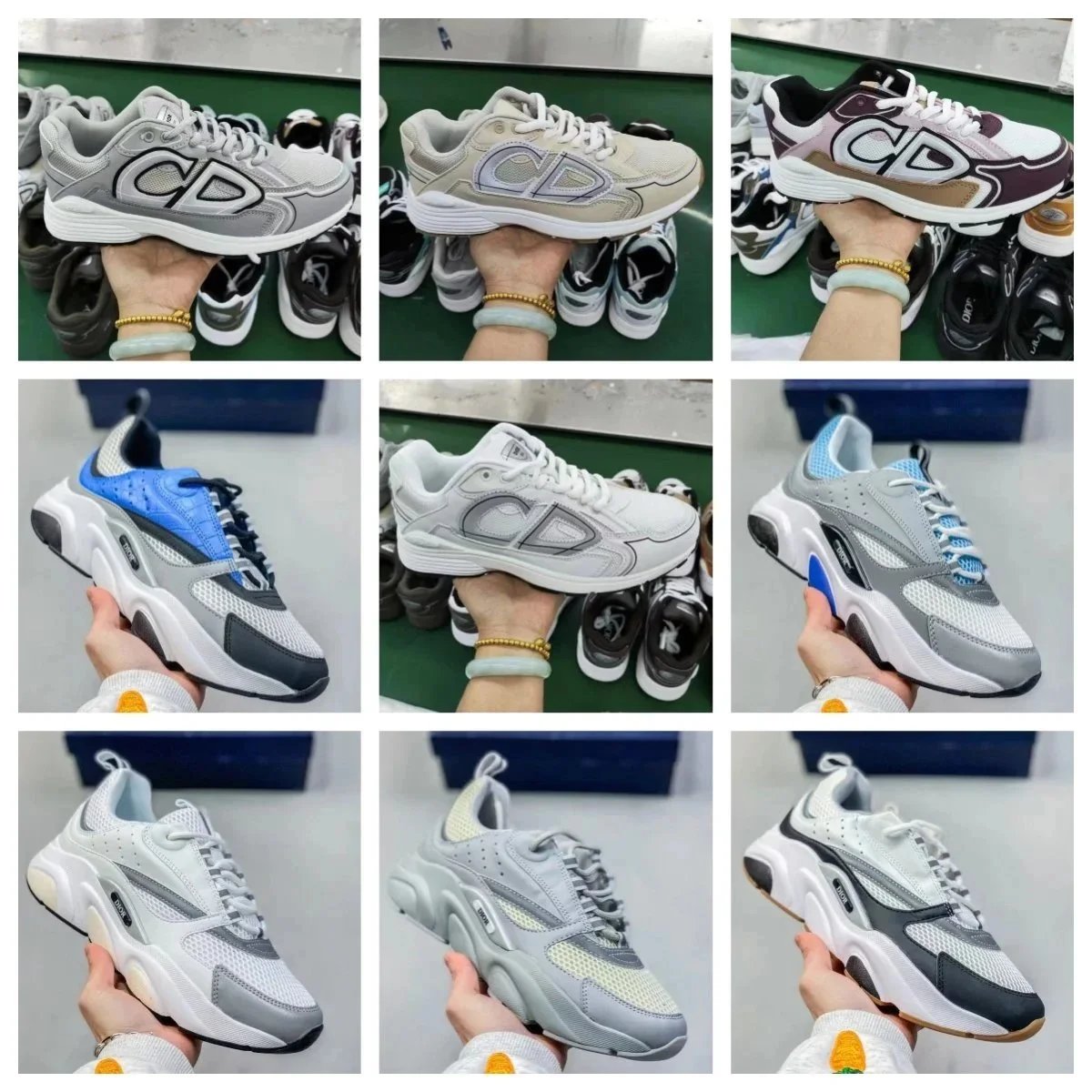 Dior Mesh Platform Sneakers
