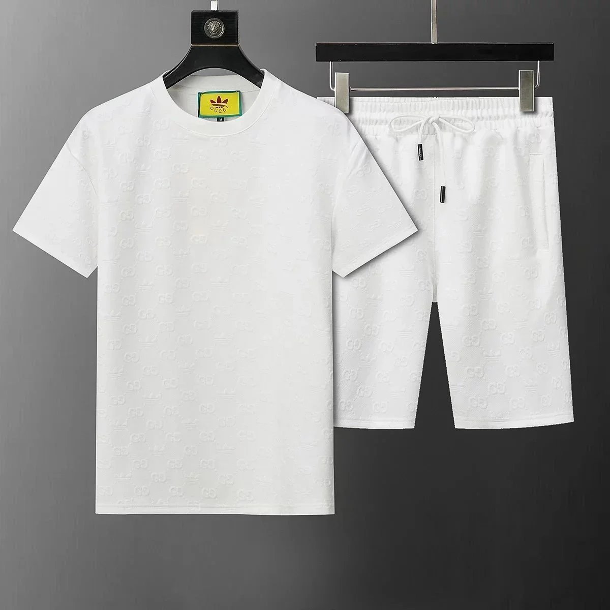 Gucci Men's Embossed GG Monogram T-Shirt and Shorts Set product photo 3