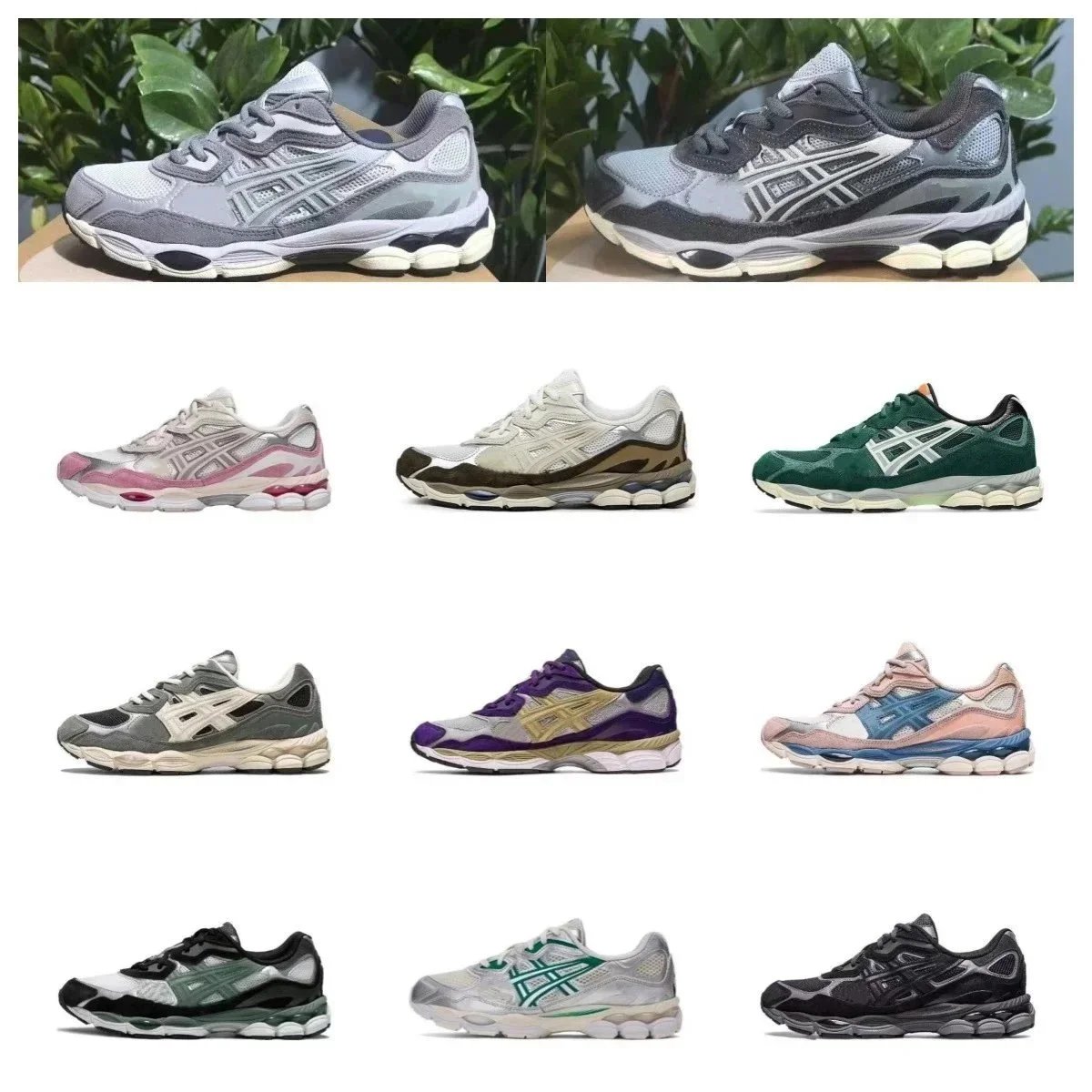 ASICS Sneakers Low-top mesh and suede with segmented cushioned sole image 1