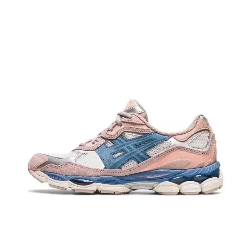 ASICS Sneakers Low-top mesh and suede with segmented cushioned sole — Powder blue