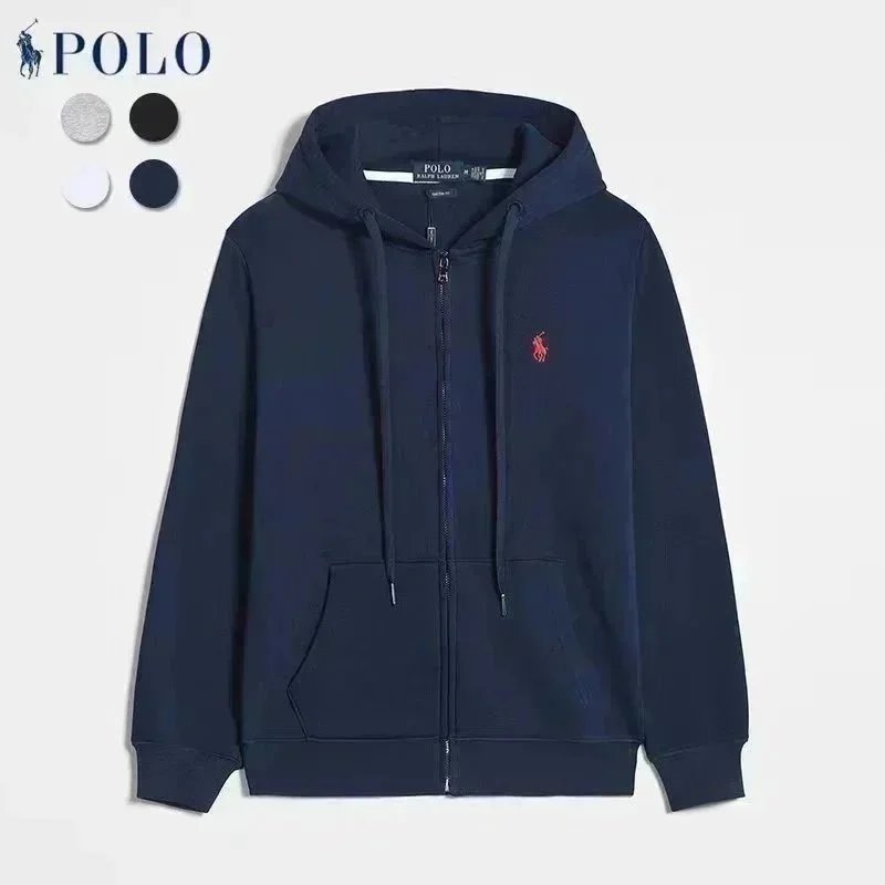 Royal Blue Red Label Zip-Up