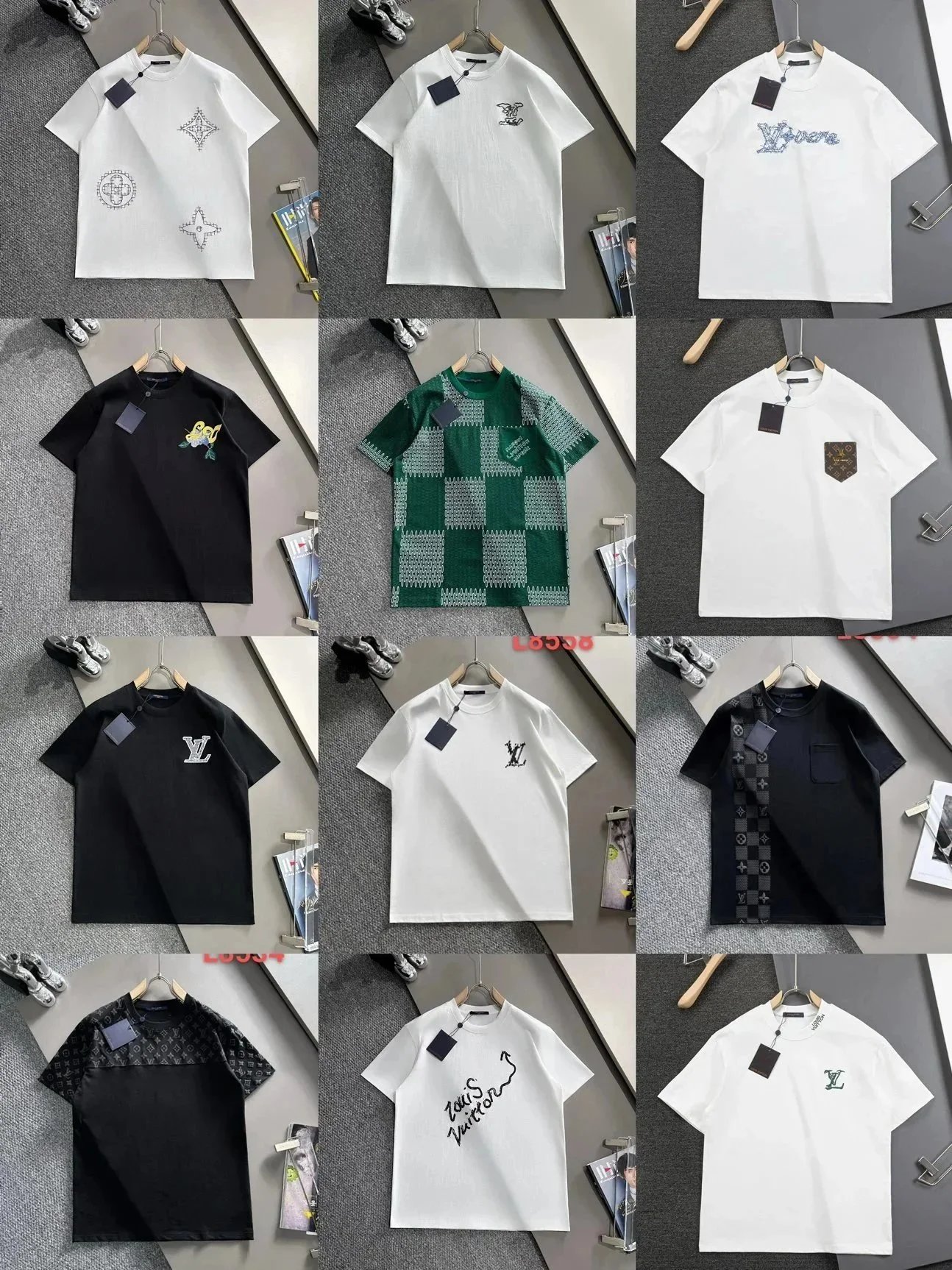 Louis Vuitton Assorted Graphic Print T-Shirts