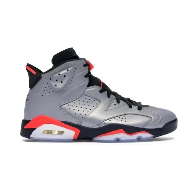 Jordan high-top sneakers in black and red product photo 4