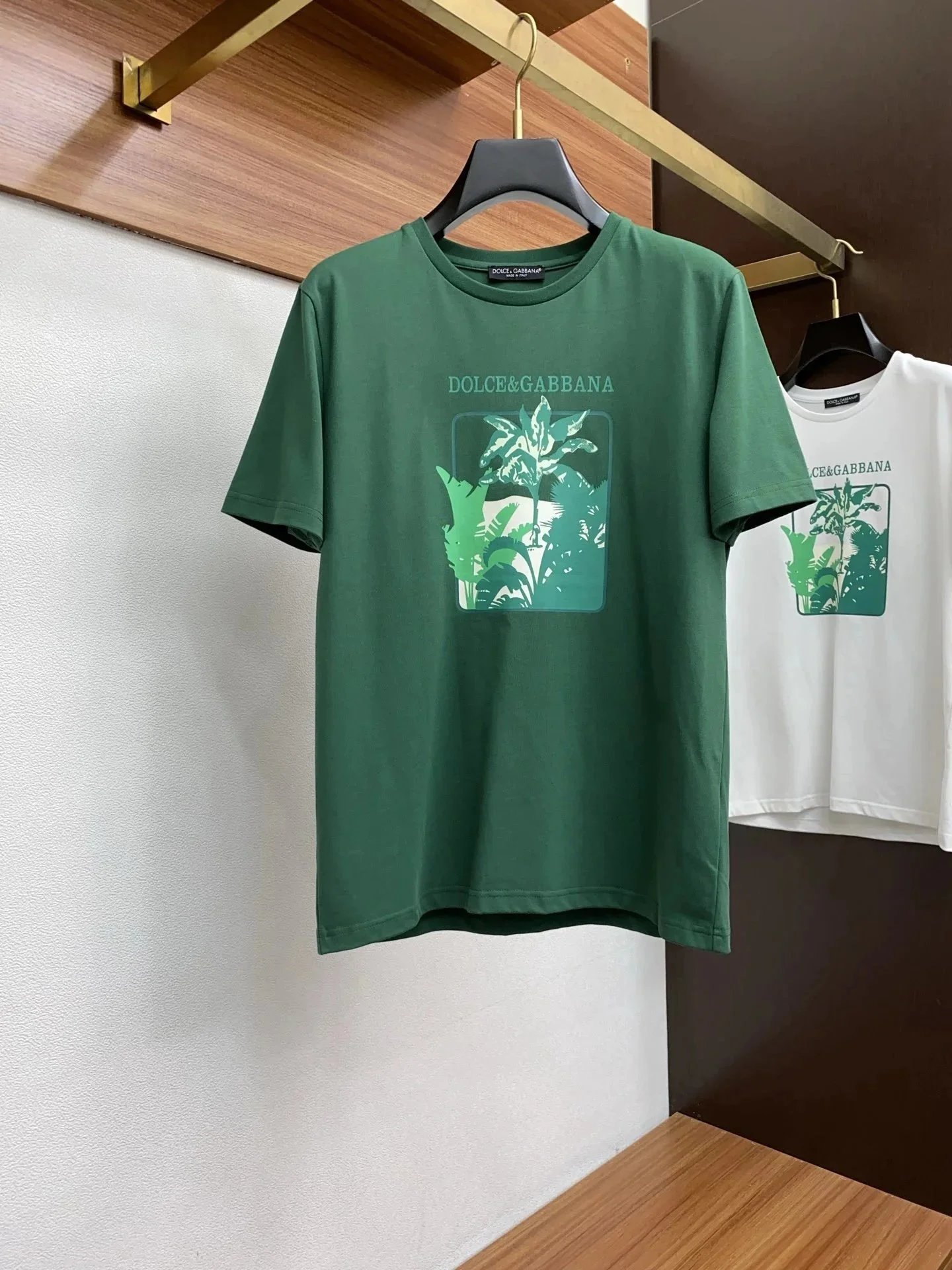 Dolce & Gabbana T-Shirts Logo Graphic Short-Sleeve T-Shirt — 26