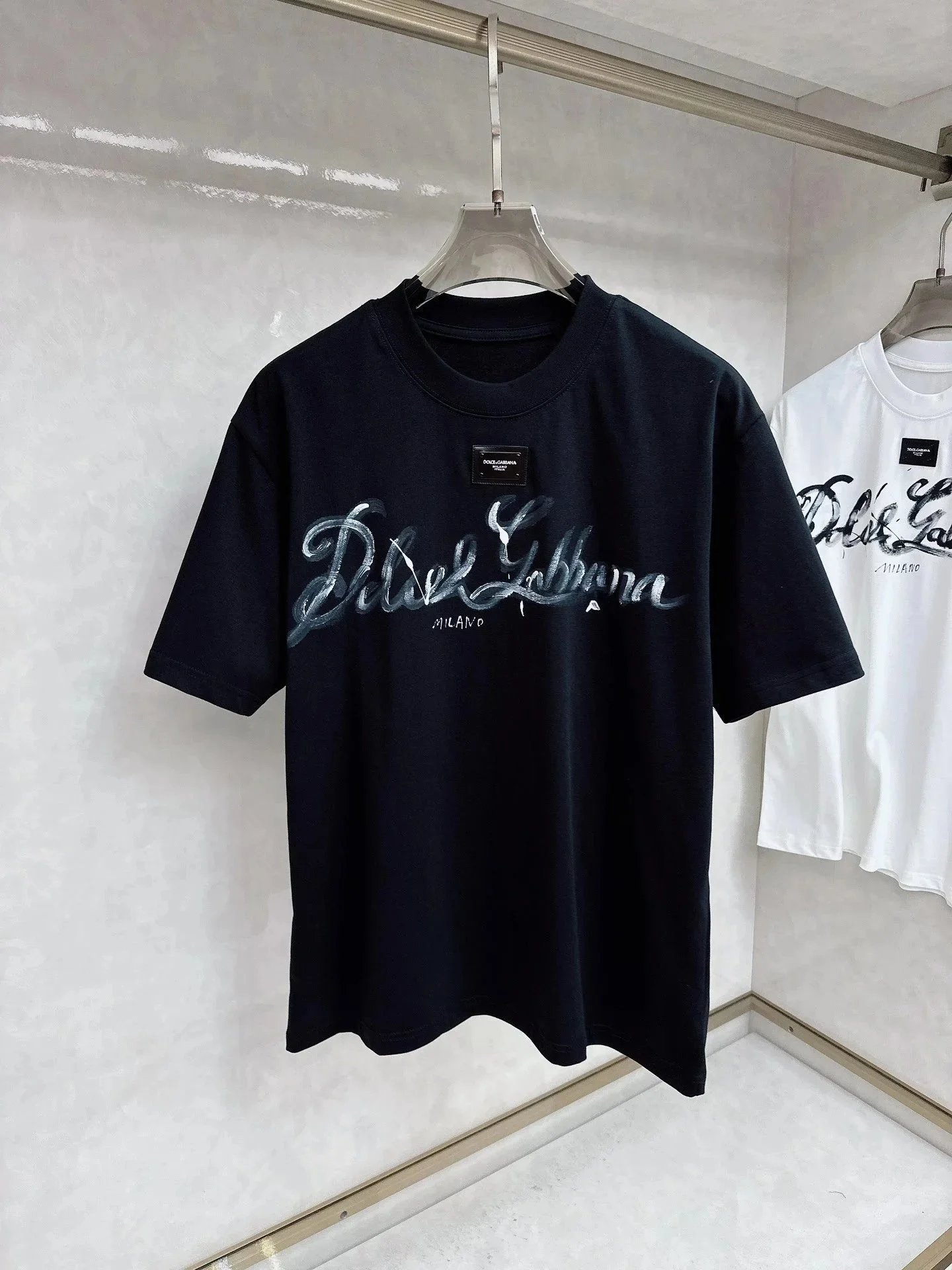 Dolce & Gabbana T-Shirts Logo Graphic Short-Sleeve T-Shirt image 5