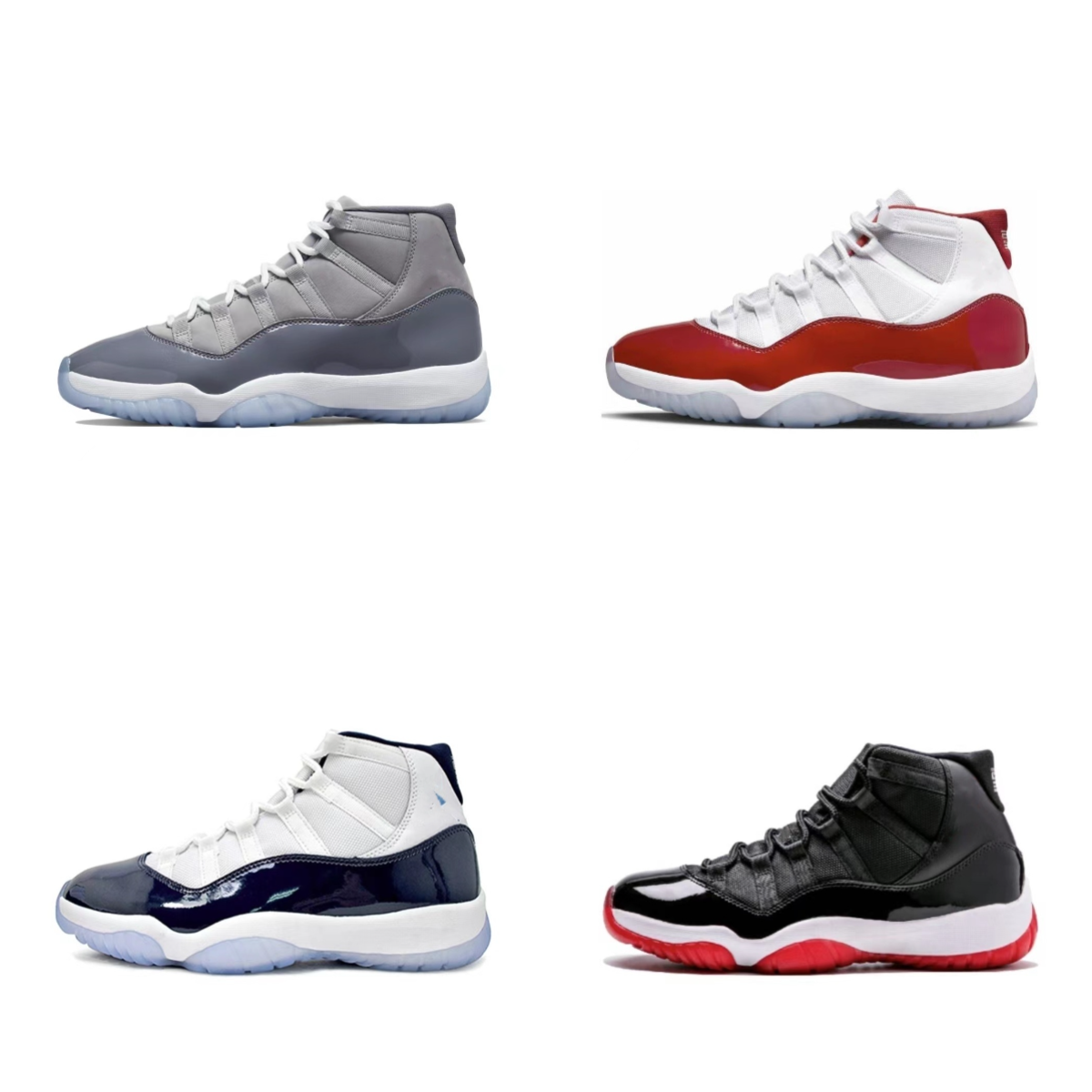 Jordan High-Top Patent Leather Sneakers
