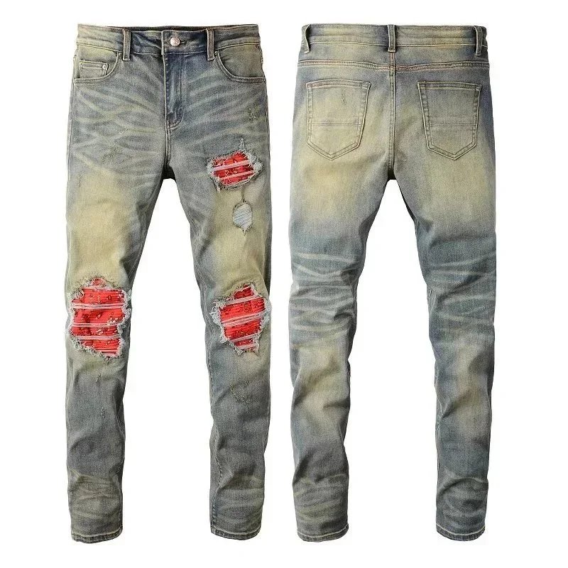 Gallery Dept x Custom Patchwork Black Distressed Jeans - 5