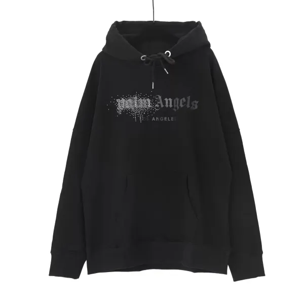 Palm Angels Shark Embroidered Hoodie Blue - 12