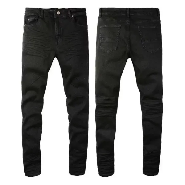 Gallery Dept x Custom Patchwork Black Distressed Jeans - 10