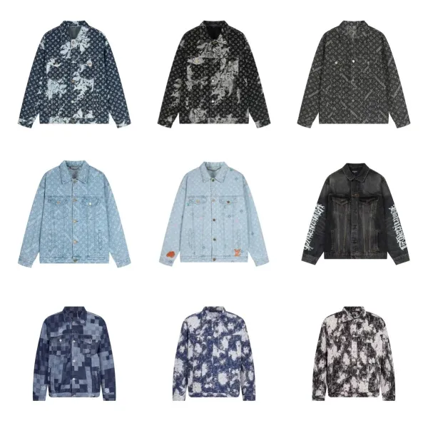 Dior Oblique Print Distressed Denim Jacket Multicolor - 3
