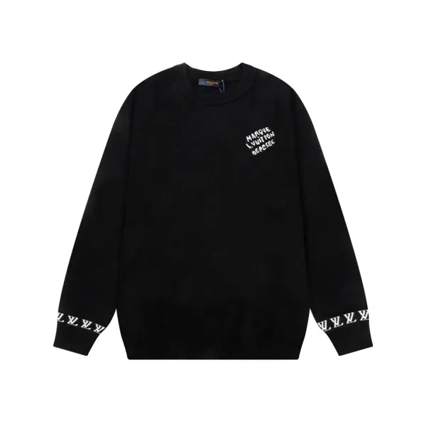 Prada Logo Knit Sweater Black - 20