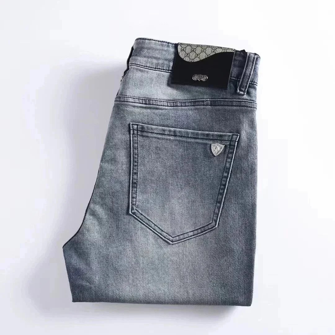 Dior Oblique Print Denim Jeans Light Wash - 12