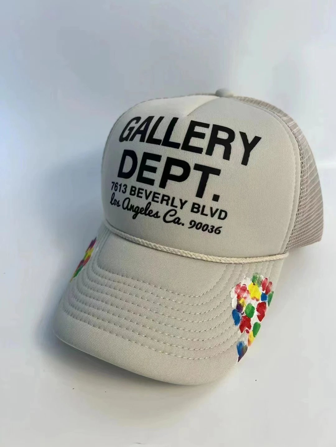 Gallery Dept. Painted Trucker Hat apricot