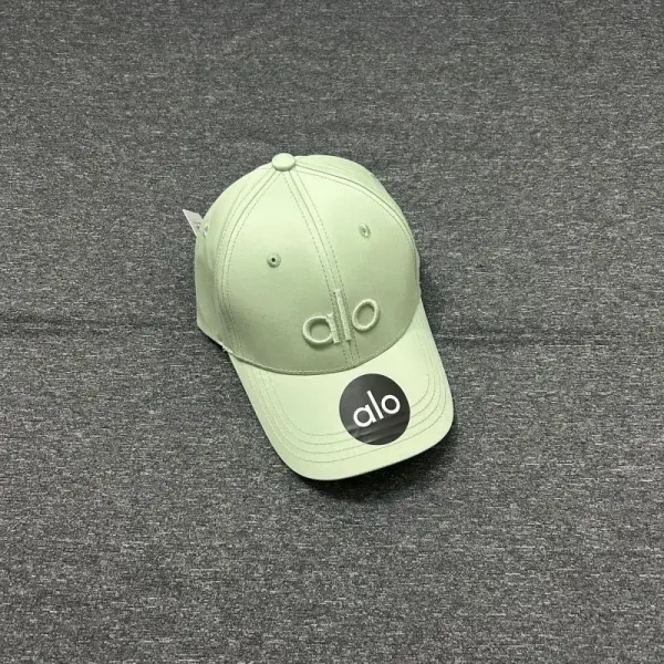 Alo Yoga Embroidered Logo Pink Baseball Cap - 14