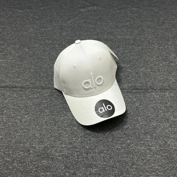 Alo Yoga Embroidered Logo Pink Baseball Cap - 11