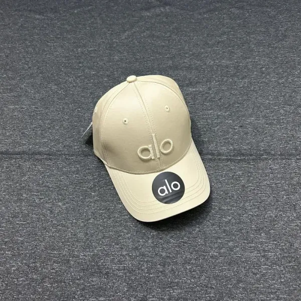 Alo Yoga Embroidered Logo Pink Baseball Cap - 12