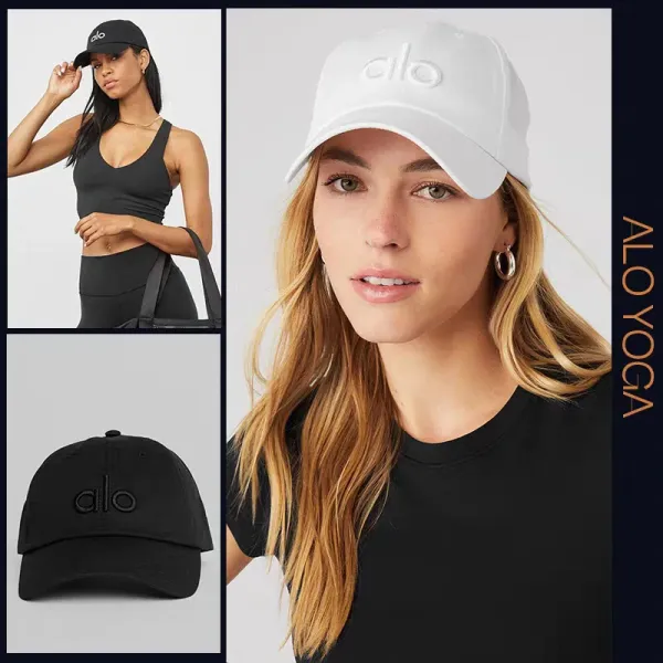 Alo Yoga Embroidered Logo Pink Baseball Cap - 3