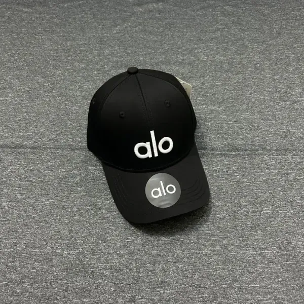 Alo Yoga Embroidered Logo Pink Baseball Cap - 8
