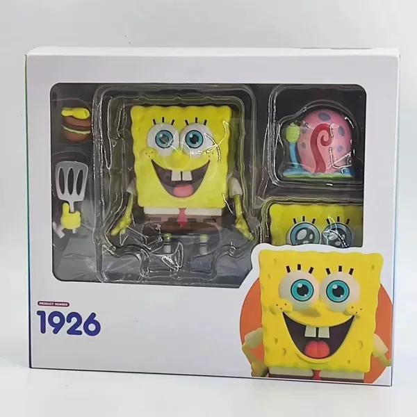 Design SpongeBob SquarePants Figurine Set Yellow Collectible Toy Electronics - 1