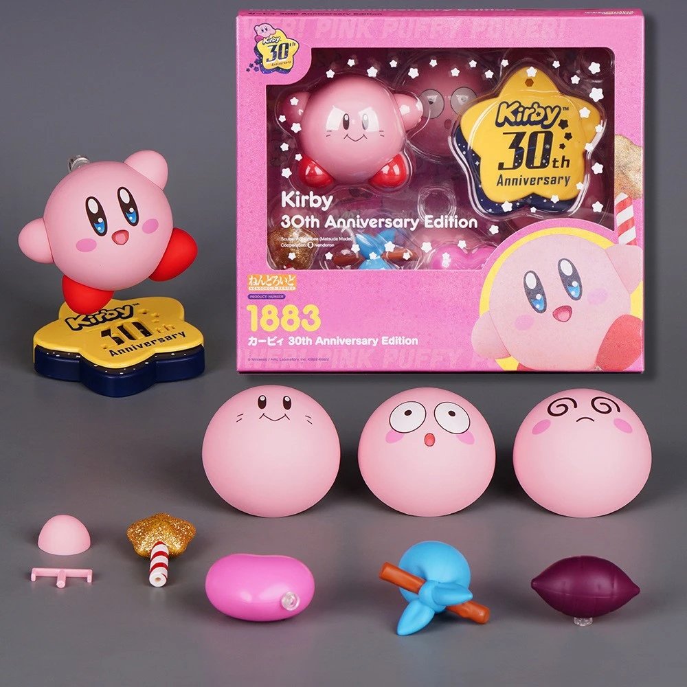 Design Kirby 30th Anniversary Edition Nendoroid Figure Set Pink Accessories - 1