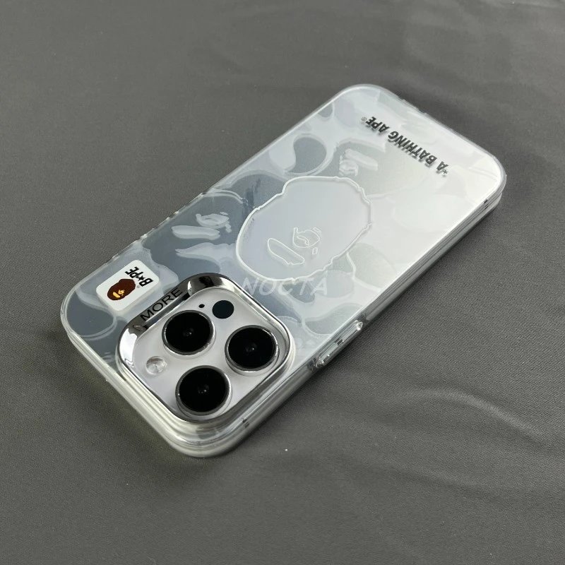 BAPE ABC Camo Case for iPhone 14 Pro White