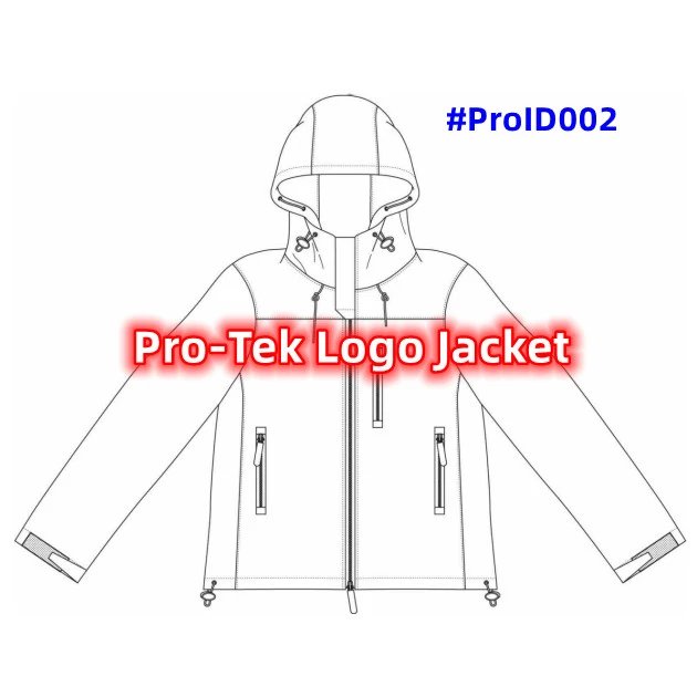 CPReps#ProID002Pro-TekLogoPlaqueHoodedJacket Jacket