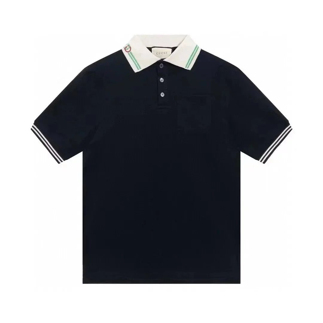 Gucci Shirts Short-Sleeve Polo Shirt — 16
