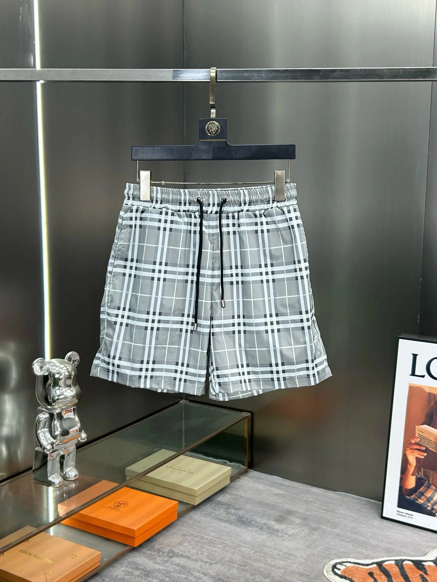 Versace Grey Plaid S
