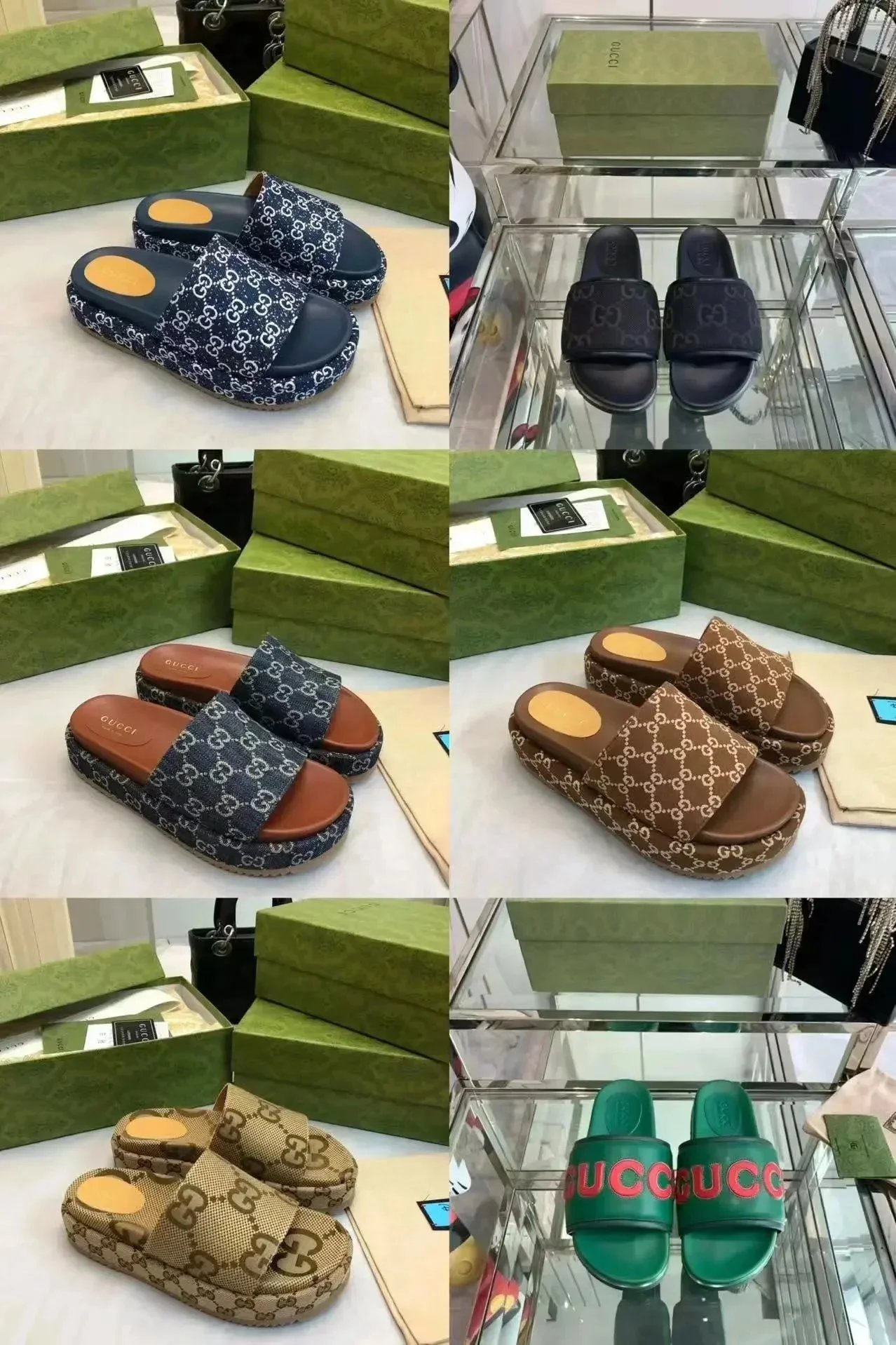 Gucci Angelina Platform Slide