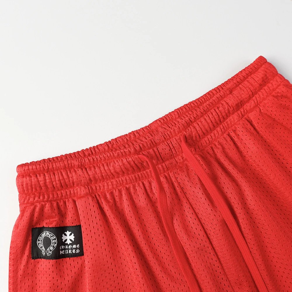 Chrome Hearts Cross Print Drawstring Shorts Black - 16