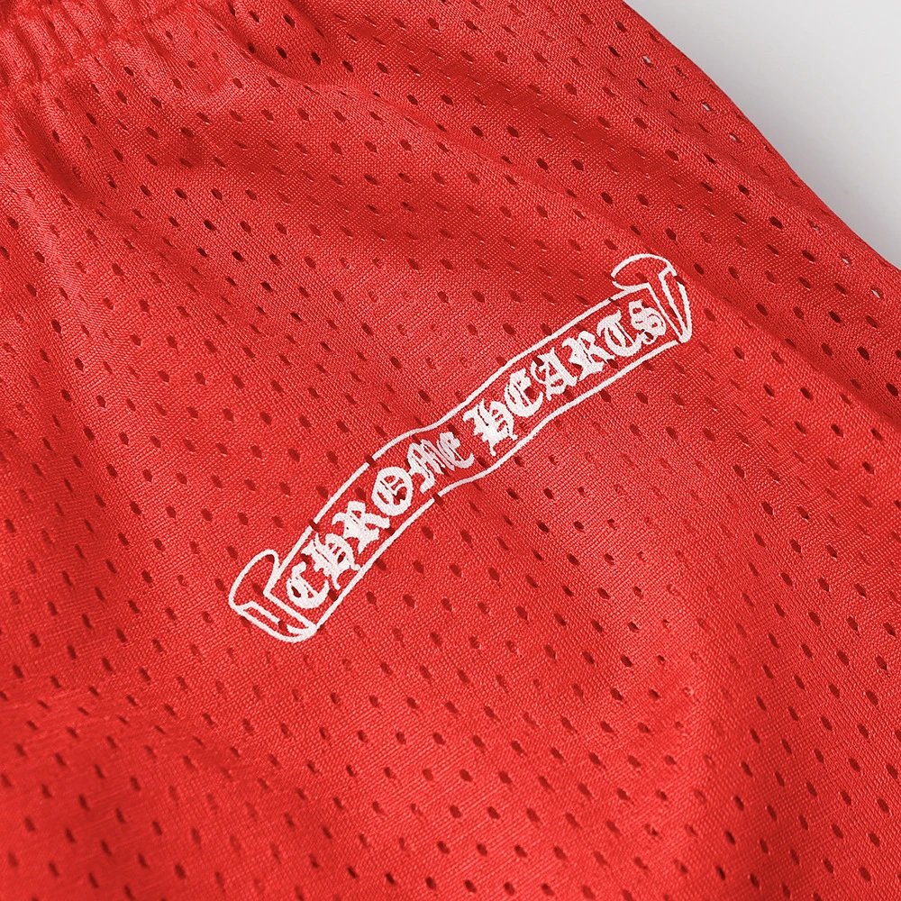 Chrome Hearts Cross Print Drawstring Shorts Black - 18