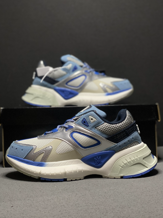 AMIRI Sneakers MA Runner — A- 7 Silver Blue