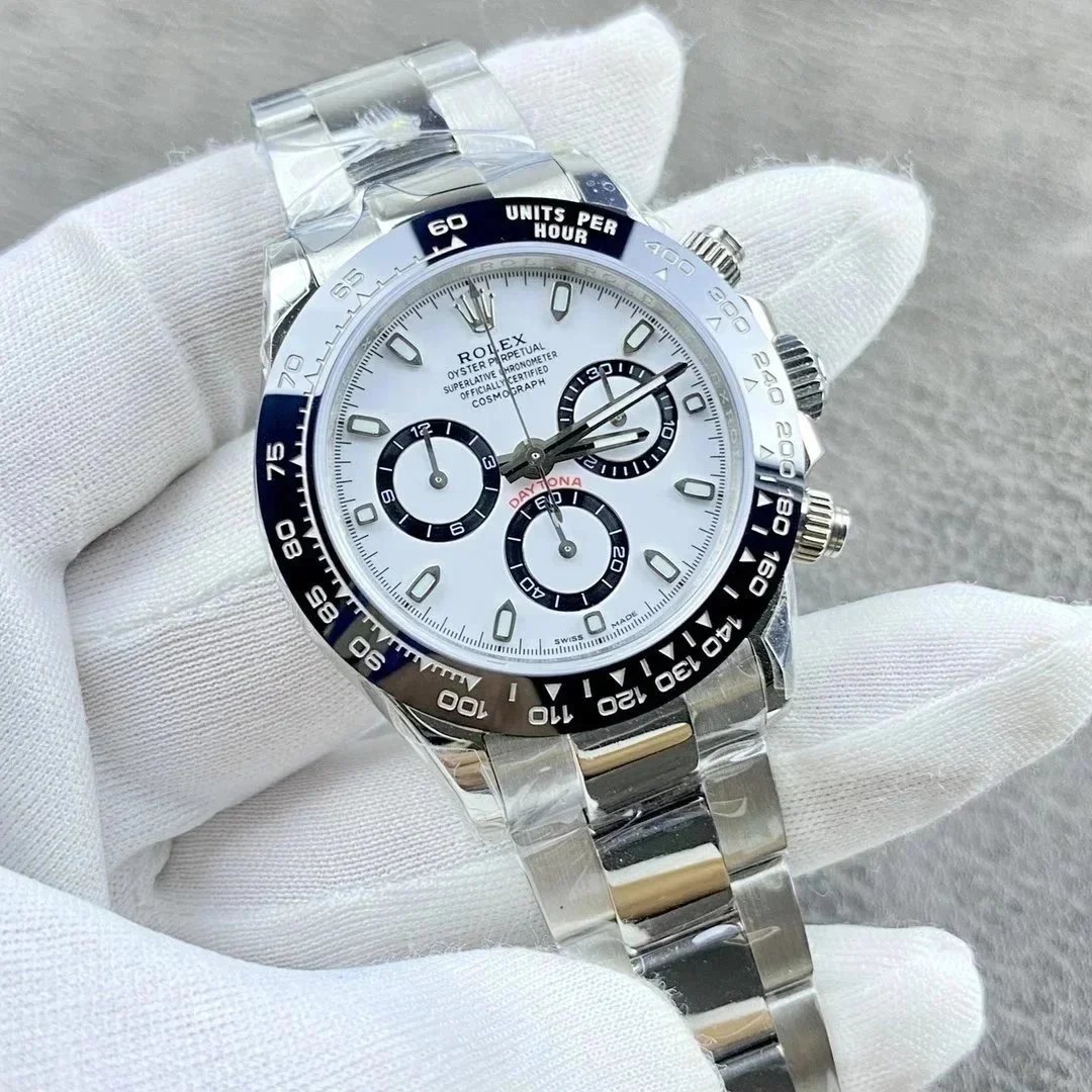 Design Rolex-Style Datejust Clone Light Blue Dial Stainless Steel Watch Watches - 8