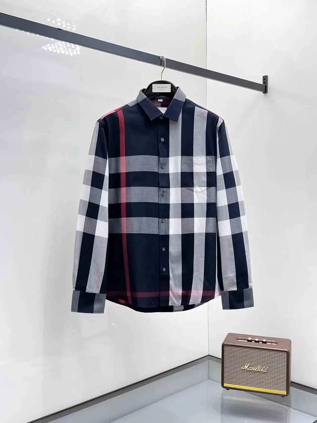 Burberry Check Navy 