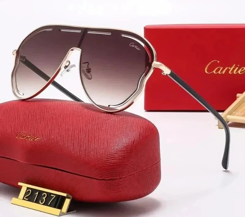 Cartier Eyewear Rimless Rectangular Sunglasses with Gold Cross Decorations image 11