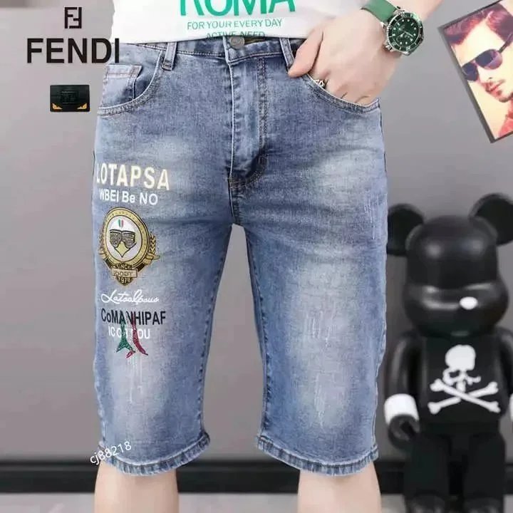 Dsquared2 Distressed Paint-Splatter Denim Shorts with Plaid Cuff - 5