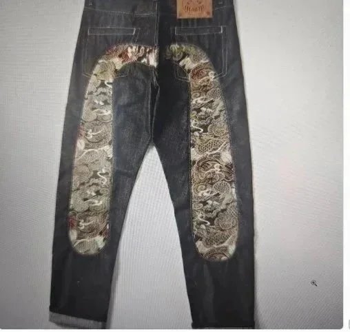 American Hip Hop Style Denim Jeans photo 3