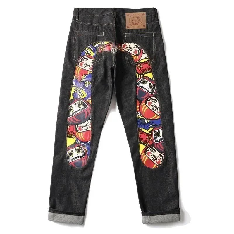 JNCO Jeans Dragon Embroidered Black Denim Shorts - 13