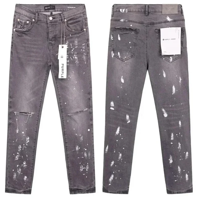 Purple Brand Jeans Distressed slim-fit product detail image 11