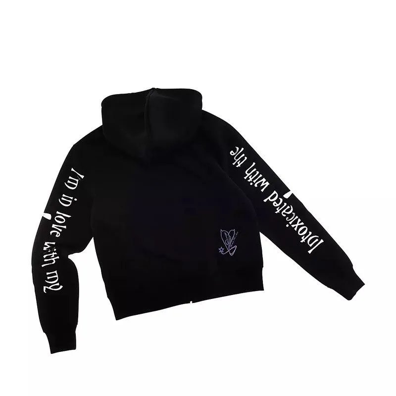 Double Headed Bear Fleece Hoodie Cardigan Y2K Print photo 7