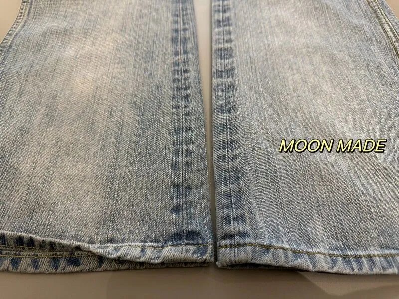 Bootcut Washed Flare Jeans Blue photo 5